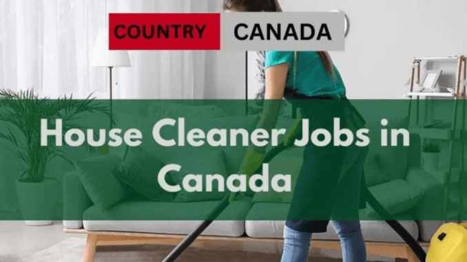 2000+Cleaner jobs in Canada